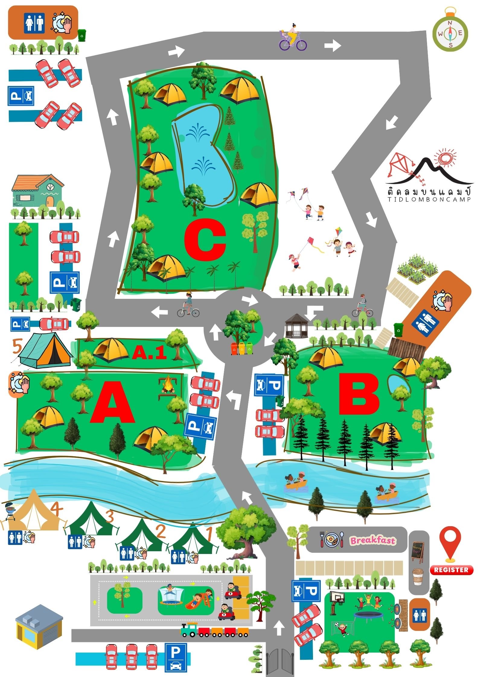 ติดลมบนแคมป์